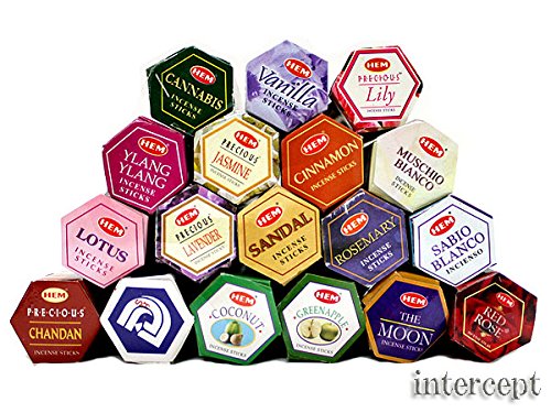 Amazon.co.jp: インドのお香HEM ロングスティックお香 六角香 ヘキサ